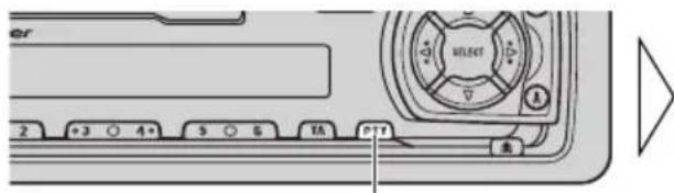 PIONEER KEH-3800R - Välj PTY sökning. - 1
