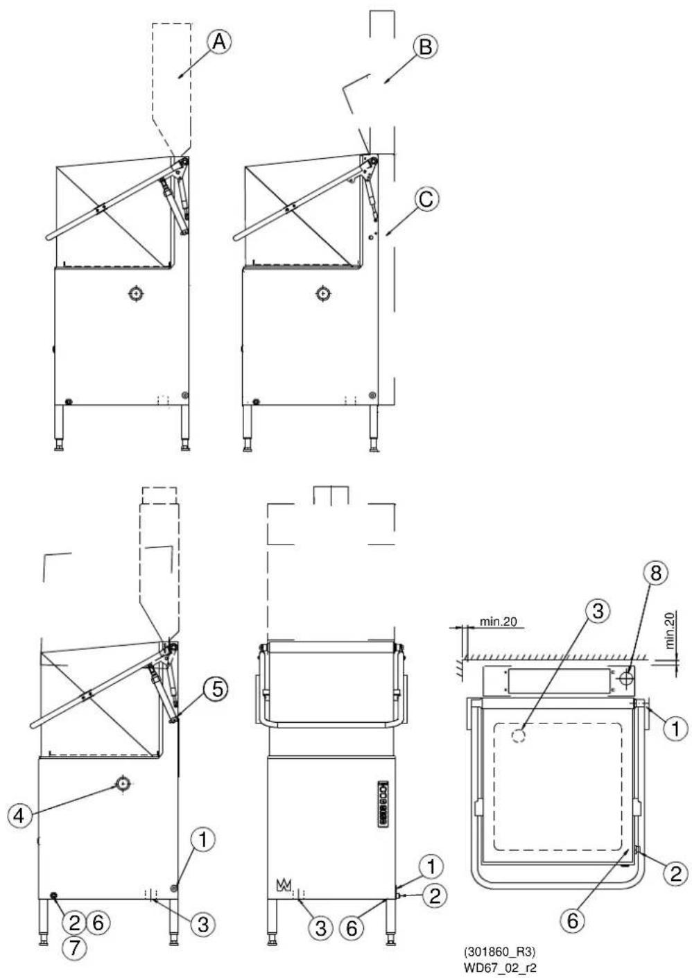 Wexiödisk WD-7 - Anslutningar - 1