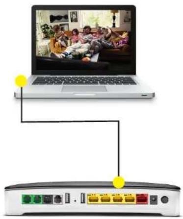 Technicolor TG789 vac - Steg 3 Anslut ditt bredband via kabel - 1