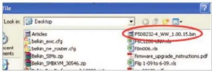 BELKIN F9K1002v5 N300 - Firmware Version - 1