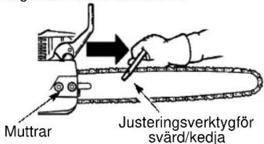JONSERED CS 2137 - Kontrolleraspänningen: - 1