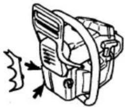 JONSERED CS 2137 - MONTERINGAVSTABILISERING-STAGGAR - 1