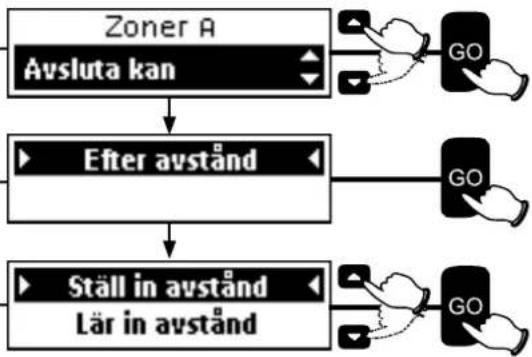 ROBOMOW TS1800 - Lär in avständ: - 6