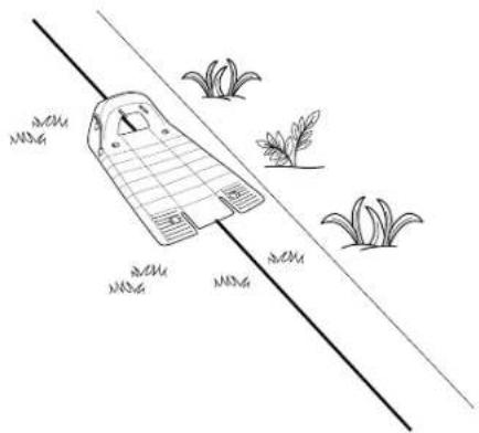 ROBOMOW RC302 - Placering och anslutning av basstation - 1