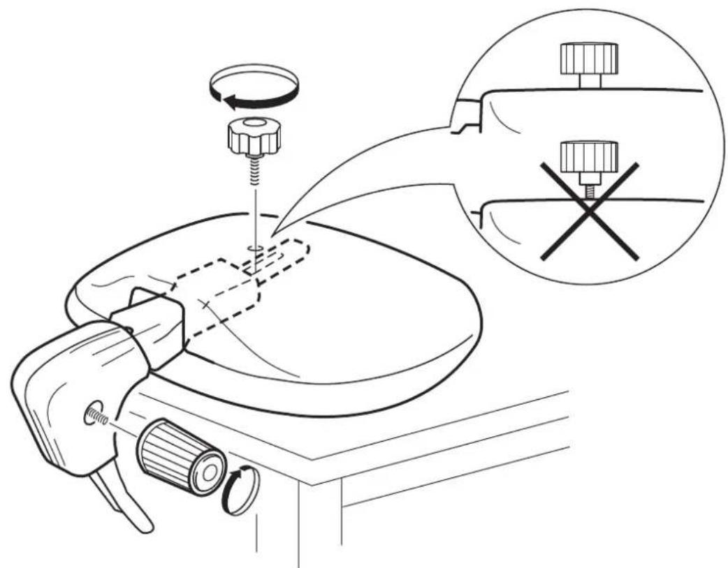 Technical diagram illustrating a mechanical assembly with labeled components and a magnified view of a mechanical component.