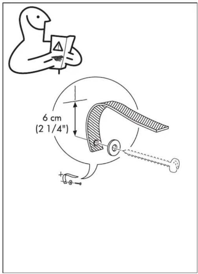 6 cm (2 1/4")
