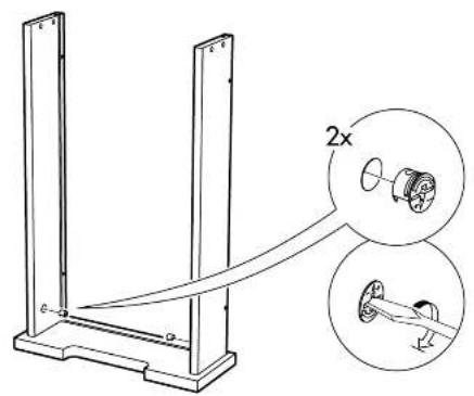 Diagram illustrating a 2x greater exercise setup with labeled components and magnified views of the motion.