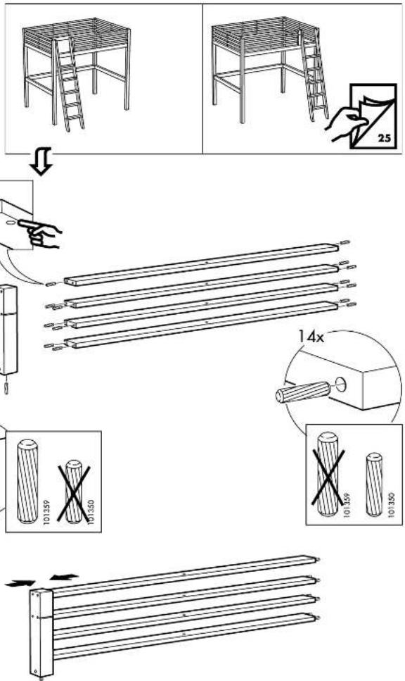 Technical diagram illustrating a mechanical assembly process with labeled components and dimensions