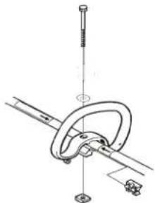 JONSERED GC 2125C - Montering av loophandtag - 2