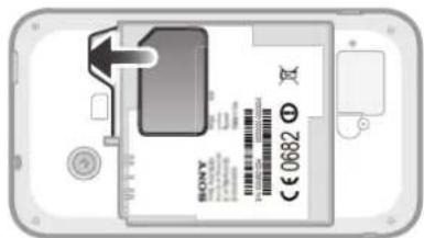 SONY Xperia ST21i Tipo - Sätta i SIM-kortet - 1