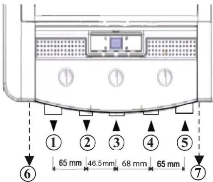 Morco 30CPM - GAS AND WATER CONNECTIONS - 1