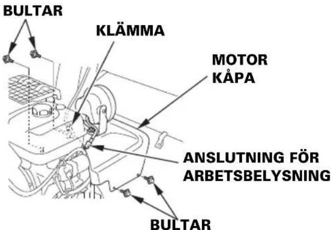 BULTAR KLÄMMA MOTOR KÄPA ANSLUTNING FÖR ARBETSBELYSNING BULTAR