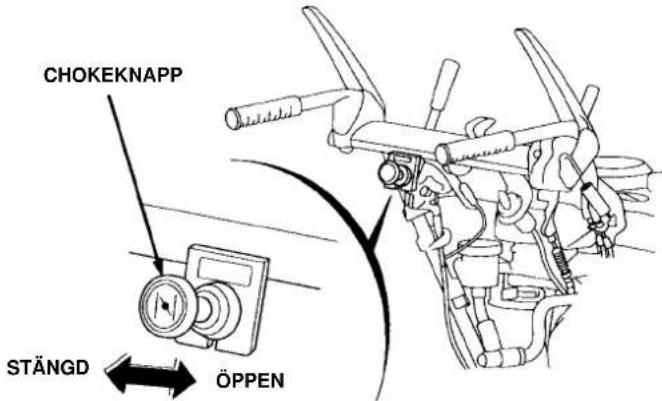 CHOKEKNAPP STÄNGD ÖPPEN