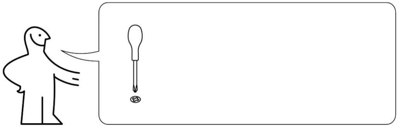 Simple line drawing showing a person pointing at a dropper tip with an exclamation mark, likely illustrating a chemical or scientific concept.