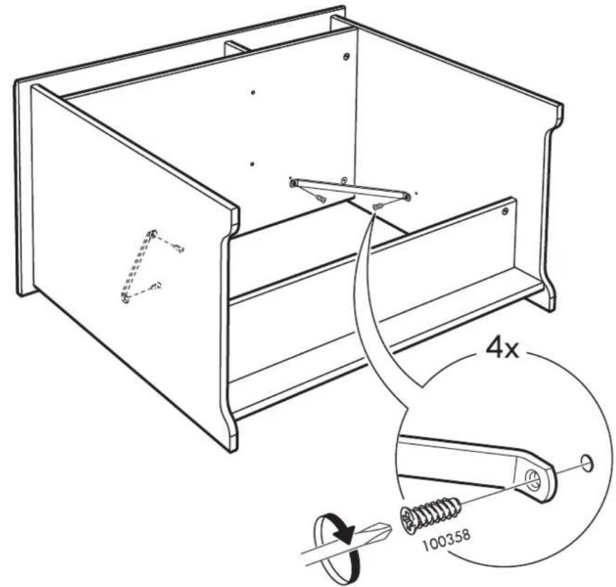 Technical diagram of a mechanical device with labeled components and a magnified inset showing a 4x ratio adjustment.