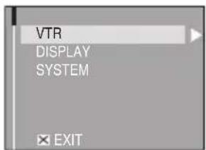 JVC GR-D728E - Tryck på MENU. Menyskärmen visas. - 2