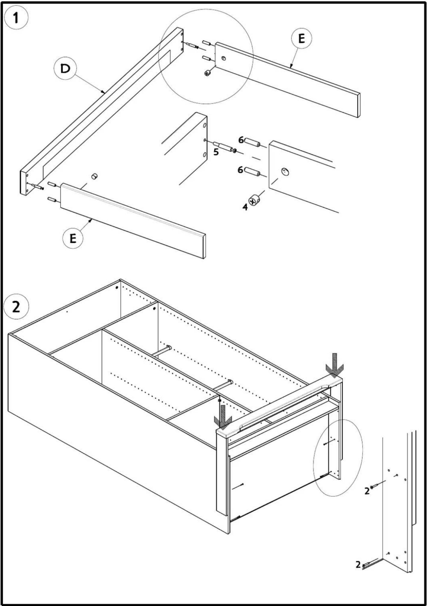 Talgø Basic (100cm) - Justering av hengsler - 11