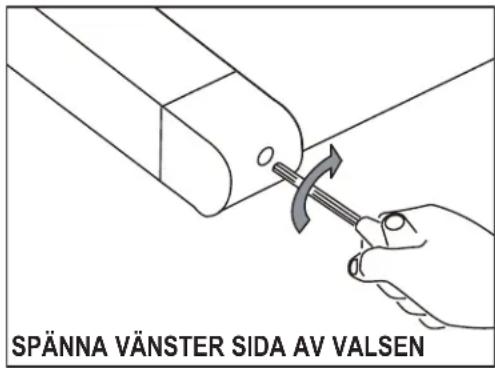 SPÄNNA VÄNSTER SIDA AV VALSEN