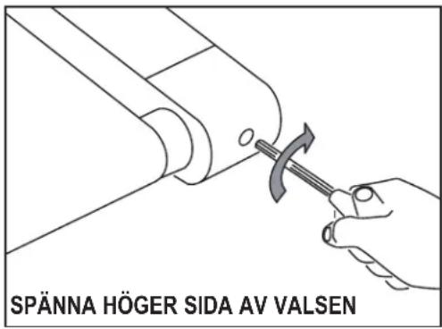 SPÄNNA HÖGER SIDA AV VALSEN