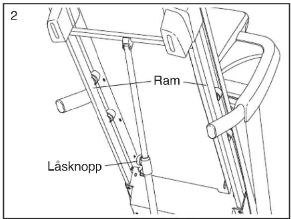 2 Ram Låsknopp