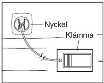Nyckel Klämma