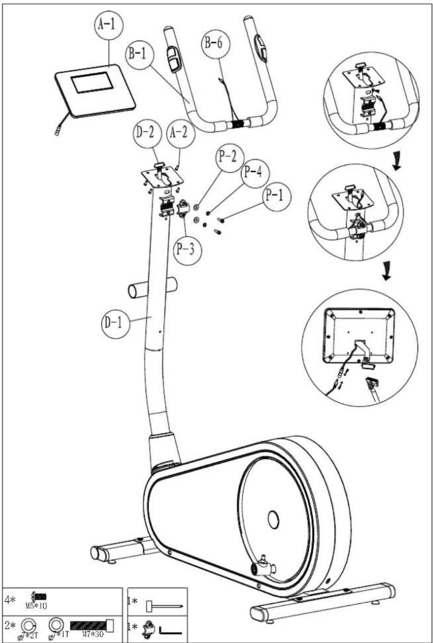 A-1 B-1 B-6 D-2 A-2 P-2 P-4 P-1 P-3 D-1 4* M5*10 2* 7*2T V*1T M7*30 1* 1*