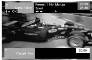 2 Canal+ Swe ↑↓ OK Formel 1 från Monza Sport ← → + 2 Canal+ Swe 20:00 21:30 20:00