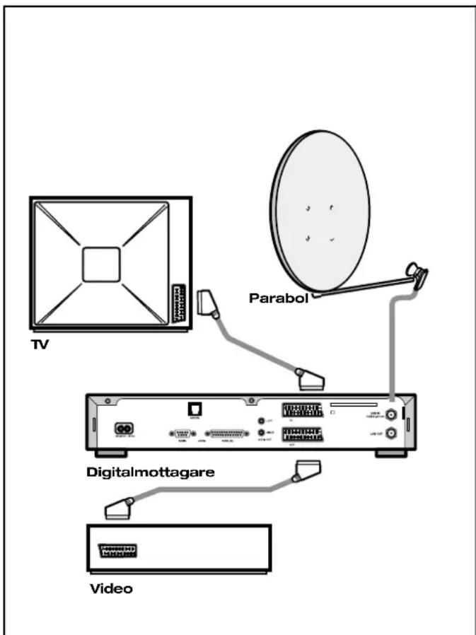 TV Parabol Digitalmottagare Video