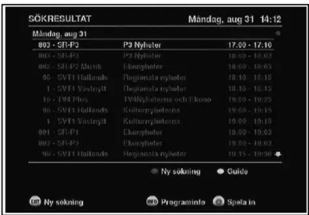 SÖKRESULTAT Måndag, aug 31 Måndag, aug 31 803 - SR-P3 803 - SR-P3 802 - SR-P2 Munk 96 - SVT1 Hallands 1 - SVT1 Vastnytt 10 - TV4 Plus 96 - SVT1 Hallands 1 - SVT1 Vastnytt 801 - SR-P1 803 - SR-P3 96 - SVT1 Hallands P3 Nyheter P3 Nyheter Ekonyheter Regionala nyheter Regionala nyheter TV4Nyheterna och Ekono Kulturyheterna Kulturyheterna Ekonyheter Ekonyheter Regionala nyheter 17:00 - 17:10 18:00 - 18:03 18:00 - 18:03 19:10 - 19:15 18:10 - 18:15 19:00 - 19:25 19:00 - 19:15 19:00 - 19:15 19:00 - 19:03 19:00 - 19:03 19:15 - 19:36 ● Ny sokning ● Guide © My sokning Programinfo Spela in
