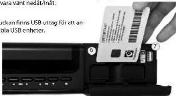 varavant hedat/inat. lukan finns USB uttag för att an bla USB enheter.