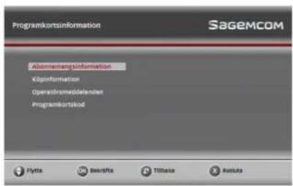 SAGEMCOM DT90 - Information om villkorlig åtkomst - 1