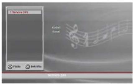 SAGEMCOM DT90 - Välja radiokanal - 1
