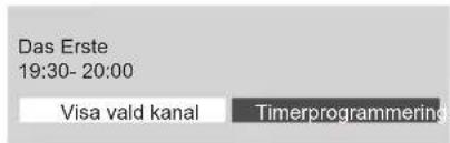 Das Erste 19:30- 20:00 Visa vald kanal Timerprogrammering