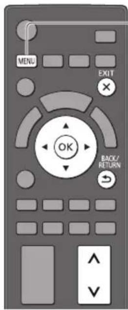 MENU EXIT OK BACK/ RETURN V