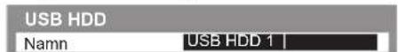 PANASONIC Viera TX-P50VT50Y - USB HDD inställning [USB HDD inställning] - 11