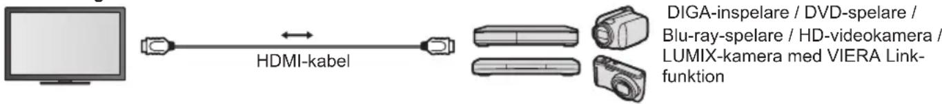 PANASONIC Viera TX-P50VT50Y - Sammanfattning av Q-Link- och VIERA Link-funktioner - 4
