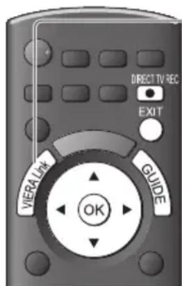 DIRECT TV REC EXIT VIERA Link GUIDE OK