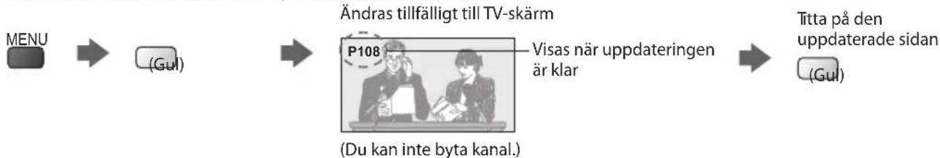PANASONIC Viera TX-P50G30Y - Titta på TV medan du väntar på en uppdatering - 1