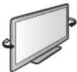 PANASONIC Viera TX-P50G30Y - Justera bildskärmen för önskad betraktelsevinkel - 1