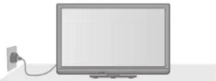PANASONIC Viera TX-P42G30Y - Hantering av nätkontakten och nätsladden - 2