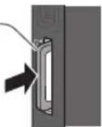 PANASONIC Viera TX-P42G30Y - För att sätta in eller ta ut SD-kortet / USB Flash-minne - 4