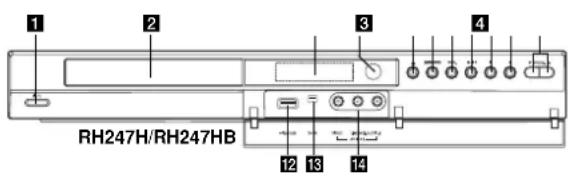LG RH247HB - Frontpanel - 1