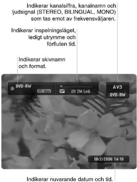 LG RH247HB - Visa information medan du tittar på TV - 1