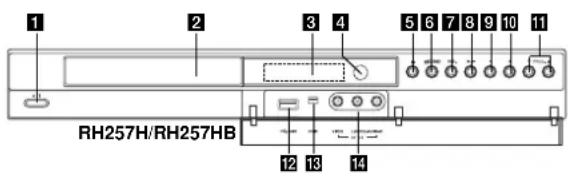 LG RH247HB - Frontpanel - 2