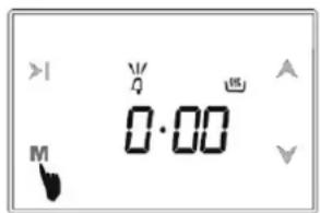OSBY IU6SD - Ställa in alarmet: - 1