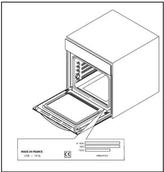 MADE IN FRANCE 20V ~ 50Hz N. NER NCE TYPE COMPLOR