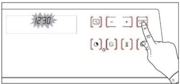 12°30 [℃] [ - ] + *START [●] [G] [8] [