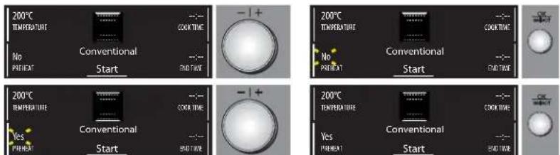 200°C TEMPERATURE No PATIENT Start COOK TIME -1+ 200°C TEMPERATURE No PATIENT Start CONUCTIVE -1+ 200°C TEMPERATURE No PATIENT Start CONUCTIVE -1+ 200°C TEMPERATURE Yes PHEAT Start COOK TIME -1+ 200°C TEMPERATURE Yes PHEAT Start CONUCTIVE -1+ 200°C TEMPERATURE Yes PHEAT
