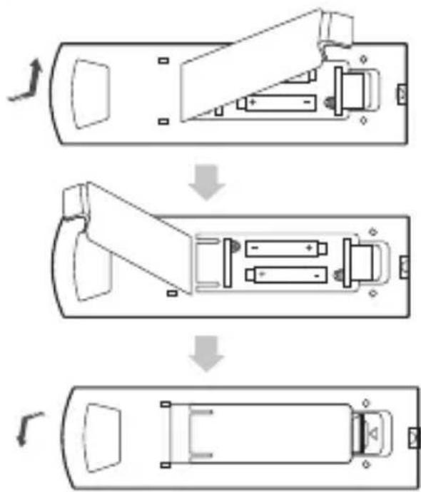 HARPER HDT2-1005 - Установка элементов питания - 1