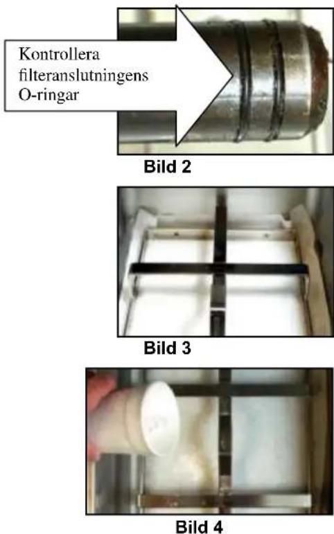Frymaster OCF30ATOG - Förbereda det inbyggda filtreringssystemet med filterpapper eller filterblock - 2